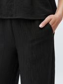Zwarte barrel fit broek emryn-m