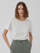 Wit basic t-shirt holtmd