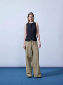 Bruine broek isoldemd twill pants
