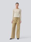 Bruine broek isoldemd twill pants