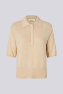 Beige polo malvamd