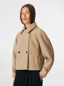 Beige jacket cleamd