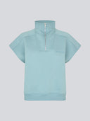 Lichtblauwe top paulamd ss t-neck