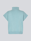 Lichtblauwe top paulamd ss t-neck