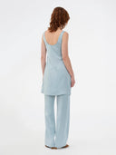 Blauwe pantalon valdomd pants