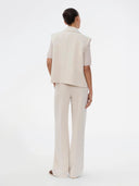 Creme gilet galemd vest