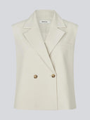 Creme gilet galemd vest