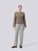 Donker bruine knit kurtismd