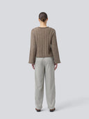 Donker bruine knit kurtismd