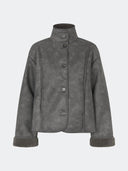 Donkergrijze jacket coralinemd