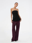 Bordeaux pantalon gale pants