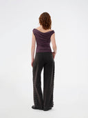 Off-shoulder top himamd