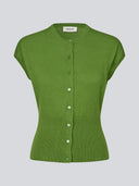 groen mouwloos vest bernadettemd