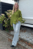 Lichtblauwe loose fit jeans