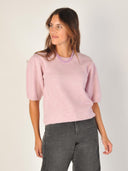 Roze gebreide top petronellamd