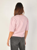 Roze gebreide top petronellamd