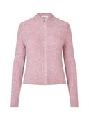 Roze wolmix vest treemd cardigan