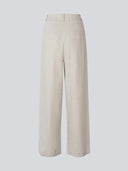 Lichtbeige linnen pantalon galemd