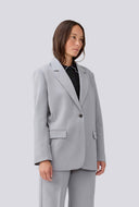 Lichtgrijze blazer gale