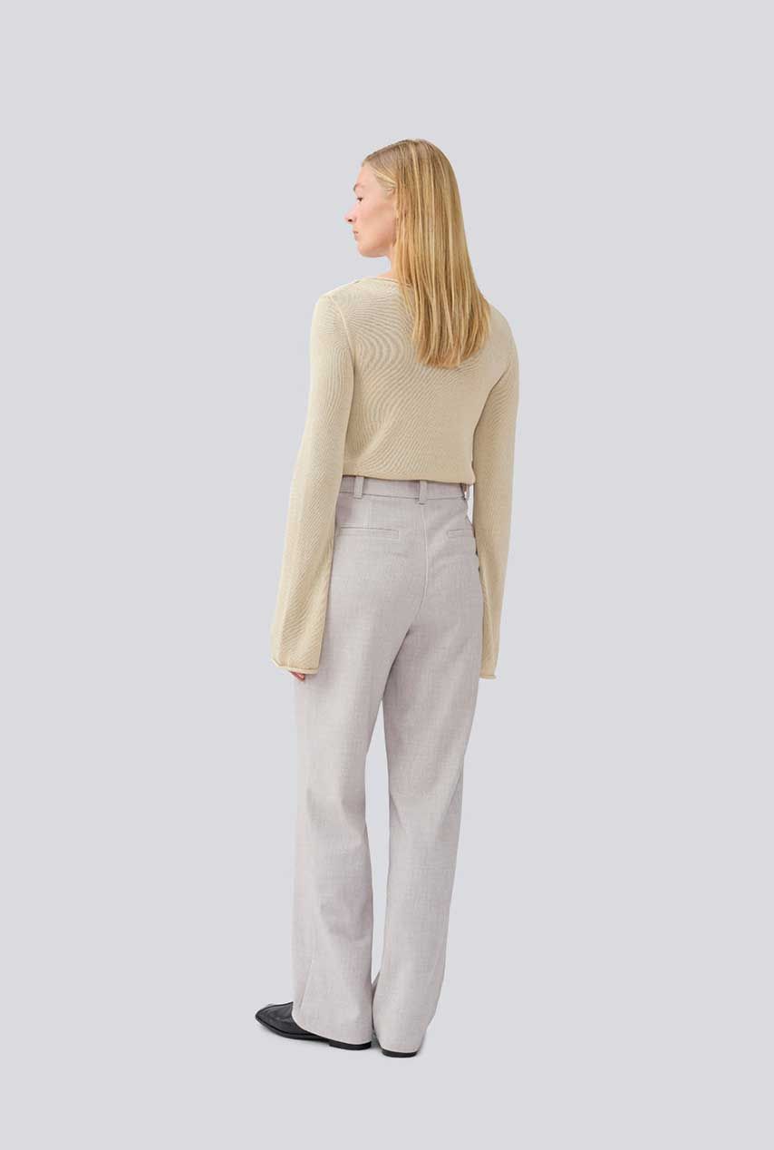 Lichtgrijze pantalon heartmd – Tally-Ho