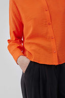 Oranje blouse hudgesmd shirt