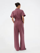 Paarse jumpsuit vallemd