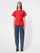 Rood getailleerd t-shirt patayamd