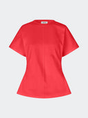 Rood getailleerd t-shirt patayamd