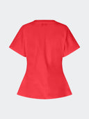 Rood getailleerd t-shirt patayamd