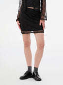 Zwarte mini rok roccomd