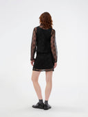 Zwarte mini rok roccomd