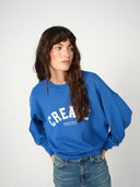 Blauwe sweatere mmcelli