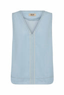 Blauwe lyocell top lilli ollie