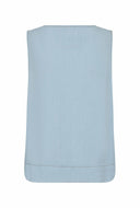 Blauwe lyocell top lilli ollie