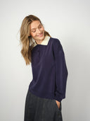 Donker blauwe sweatshirt mmvada