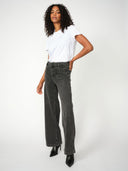 Donkergrijze jeans mmcolette deluxe lengte 34