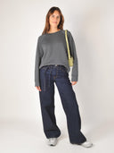 Donkergroen sweatshirt abello