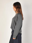Donkergroen sweatshirt abello