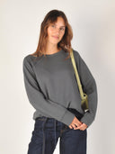 Donkergroen sweatshirt abello