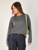 Donkergroen sweatshirt abello