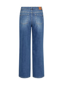 Blauwe wide leg jeans mmdara hera
