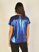 Metallic t-shirt mmnivola o-neck