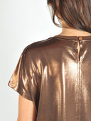 Metallic t-shirt mmnivola o-neck