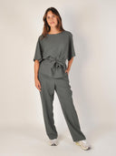 Donkergroene blouse rikala miley