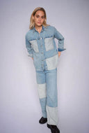 Jeans met patchwork mmrelee