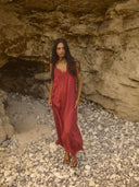 Rode maxi jurk mmlaurie annie