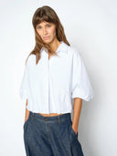 Witte blouse met strepen mmmaxime nylah