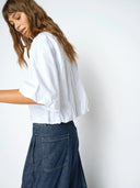 Witte blouse met strepen mmmaxime nylah