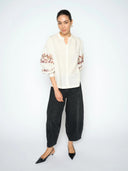 Zwarte barrel jeans mmrosy