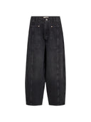 Zwarte barrel jeans mmrosy